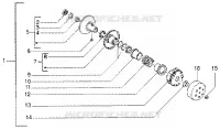 Driven pulley
