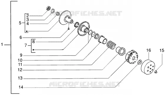 Driven pulley