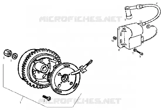 Flywheel magneto
