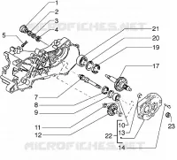 Rear wheel shaft