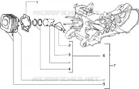 Cylinder-piston-wrist pin, assy