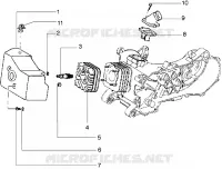 Cylinder head-cooling hood-inlet and induction pipe