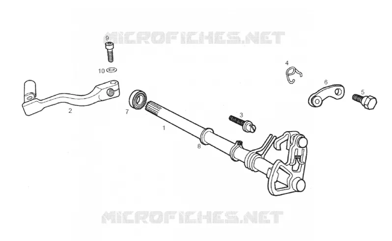 Selector shaft