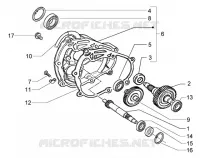 Rear wheel shaft