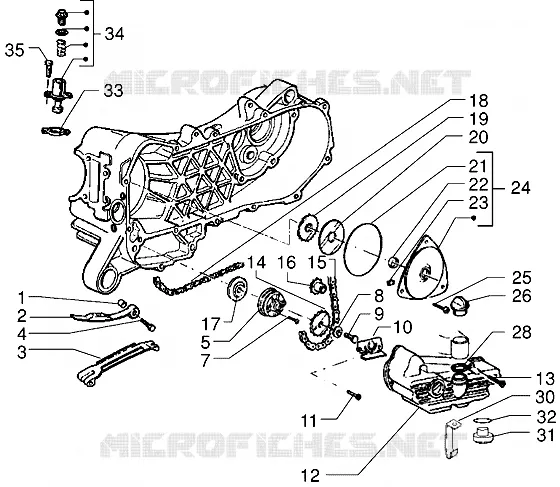Pump group - Oil pan
