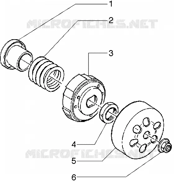 Driven half pulley