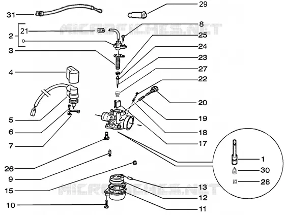 Carburettor (Dell'Orto)