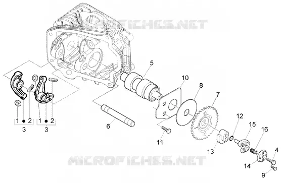 Rocker levers support
