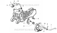 Starting motor-starter lever