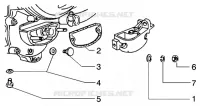 Gear selector fasteners