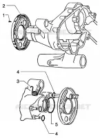 Dust cover plate-o ring