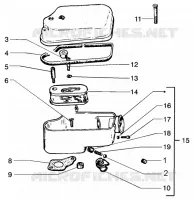 Air cleaner component parts