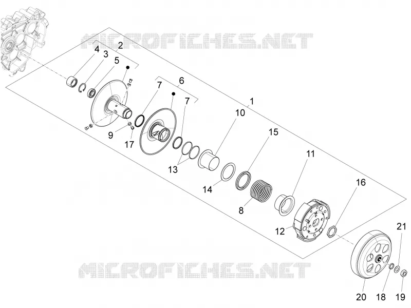 Driven pulley