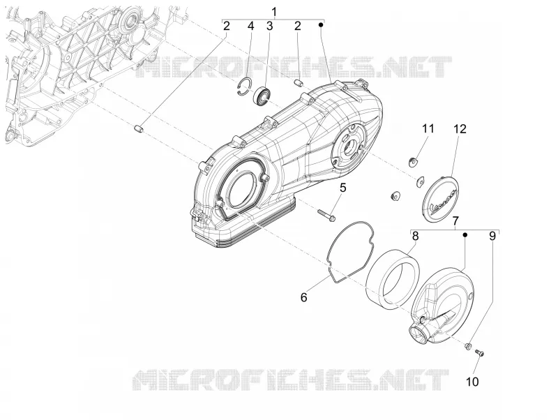 Crankcase cover - Crankcase cooling