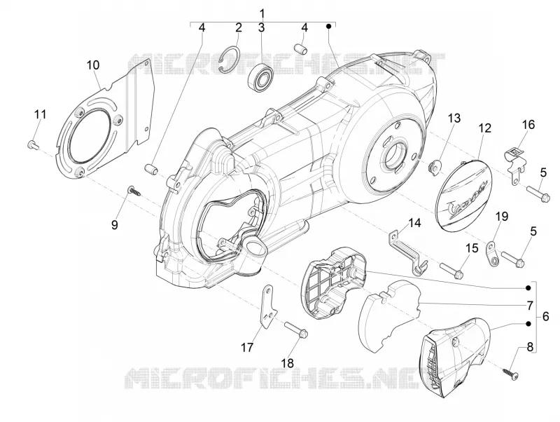 Crankcase cover - Crankcase cooling