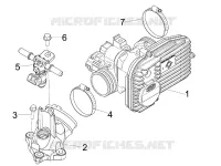 Throttle body - Injector - Inlet manifold