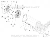 FLYWHEEL COVER - OIL FILTER