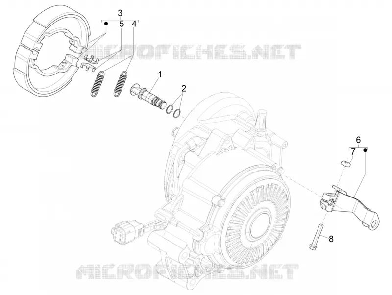 REAR BRAKE - SHOES