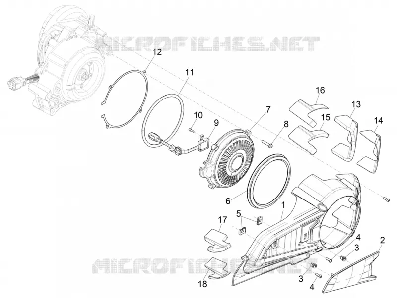 Crankcase cover - Crankcase cooling