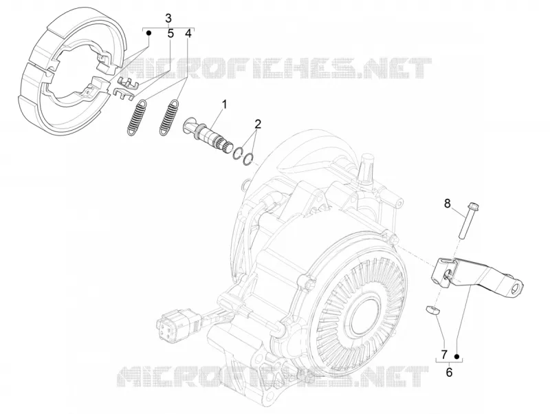REAR BRAKE - SHOES