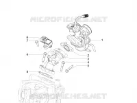 Carburettor, assembly - Union pipe