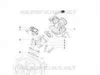 Carburettor, assembly - Union pipe
