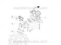 Carburettor, assembly - Union pipe