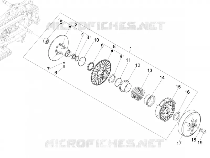 Driven pulley