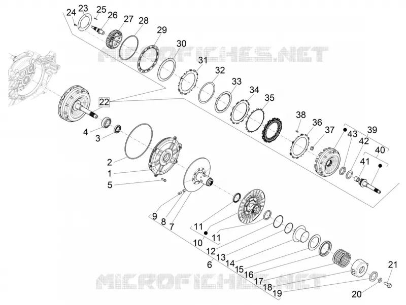 Driven pulley