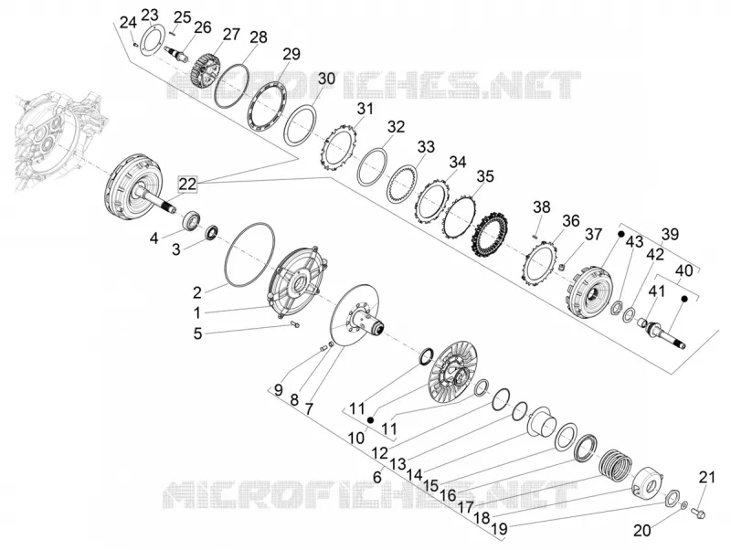 Driven pulley