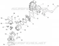 Throttle body - Injector - Inlet manifold