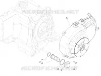 FLYWHEEL COVER - OIL FILTER