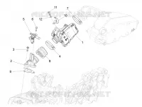 Throttle body - Injector - Inlet manifold