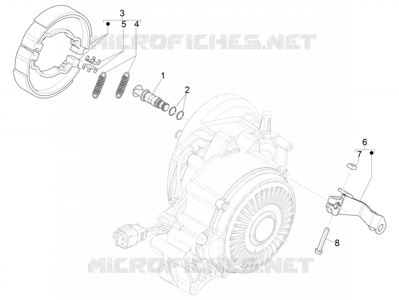 REAR BRAKE - SHOES