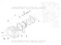 Cylinder-piston-wrist pin unit