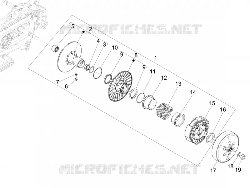 Driven pulley