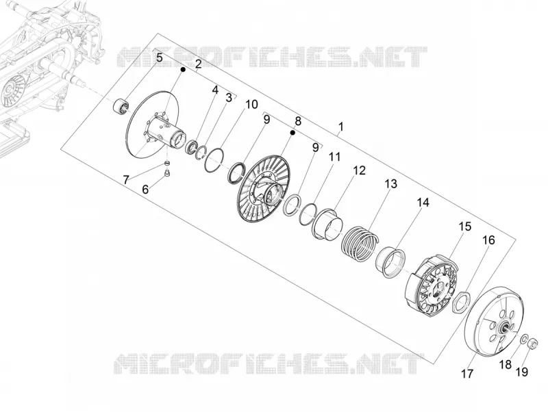Driven pulley