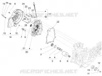FLYWHEEL COVER - OIL FILTER