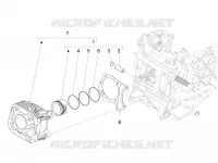 Cylinder-piston-wrist pin unit