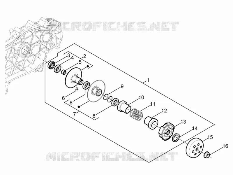 Driven pulley