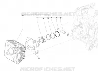 Cylinder-piston-wrist pin unit