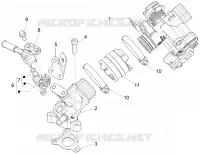 Throttle body - Injector - Inlet manifold