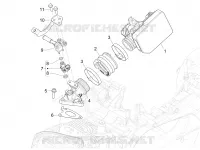 Throttle body - Injector - Inlet manifold