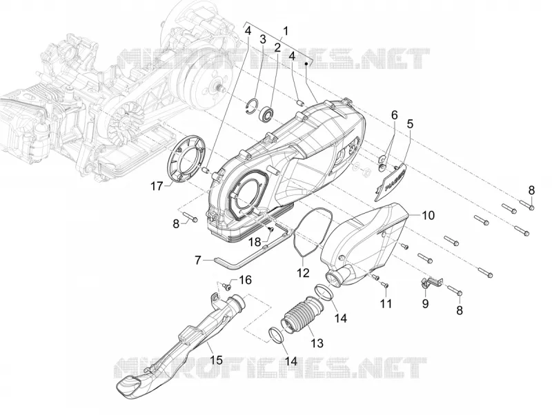 Crankcase cover - Crankcase cooling