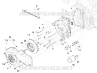FLYWHEEL COVER - OIL FILTER