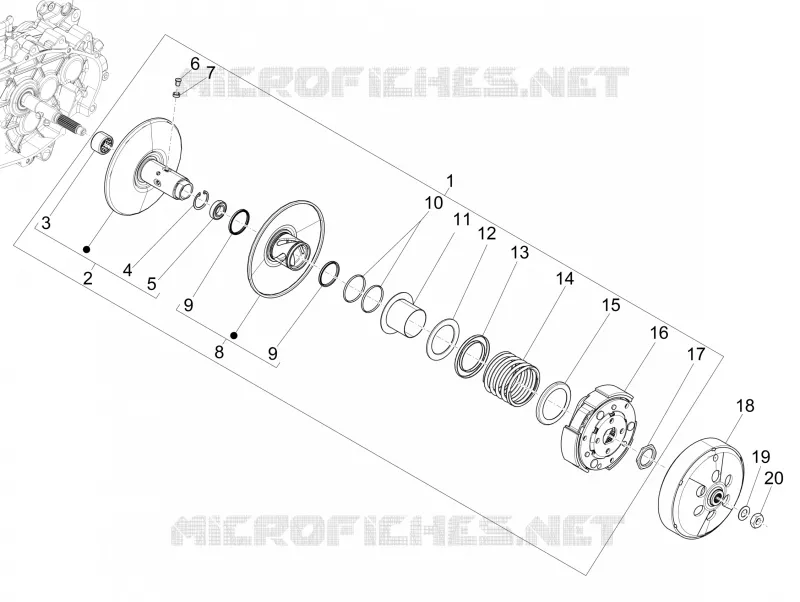 Driven pulley