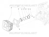 Cylinder-piston-wrist pin unit