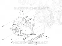 FLYWHEEL COVER - OIL FILTER