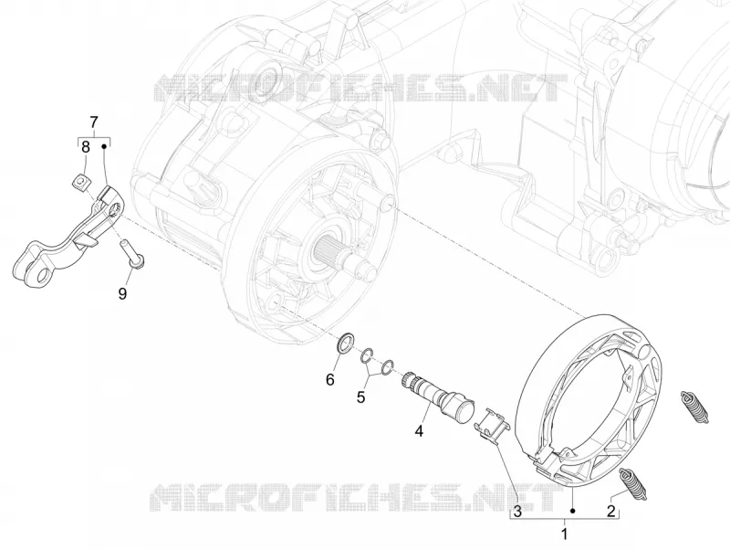 REAR BRAKE - SHOES