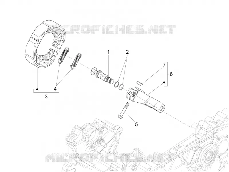 REAR BRAKE - SHOES